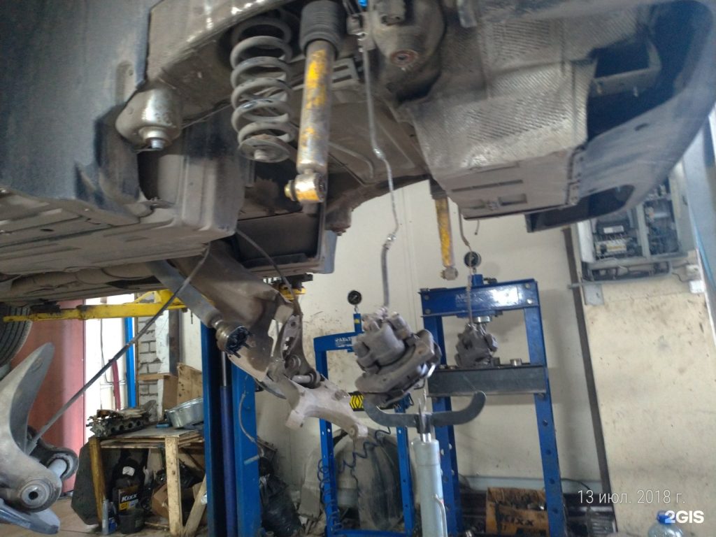 Команда автосервиса на Затинной